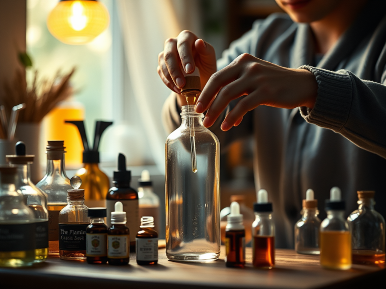 Создай вместе с BankiStore спрей для тела на основе базы The Flaming Candle.